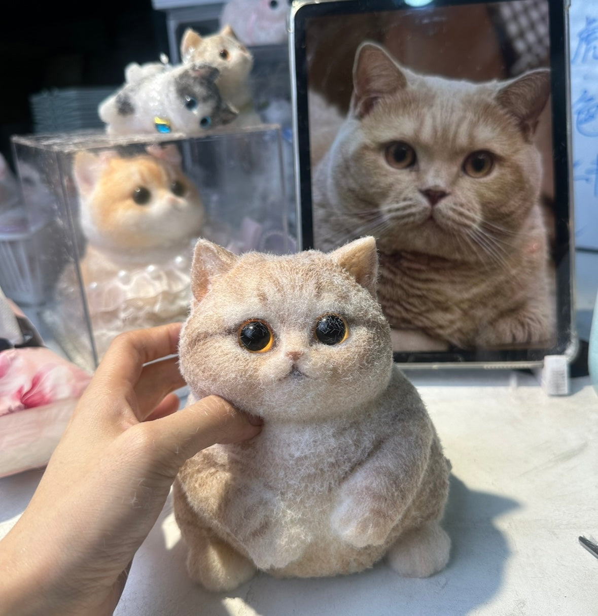 A002: Customized Chubby Big Size Silicone Cat ----'chat' icon on the right bottom to send photos to us
