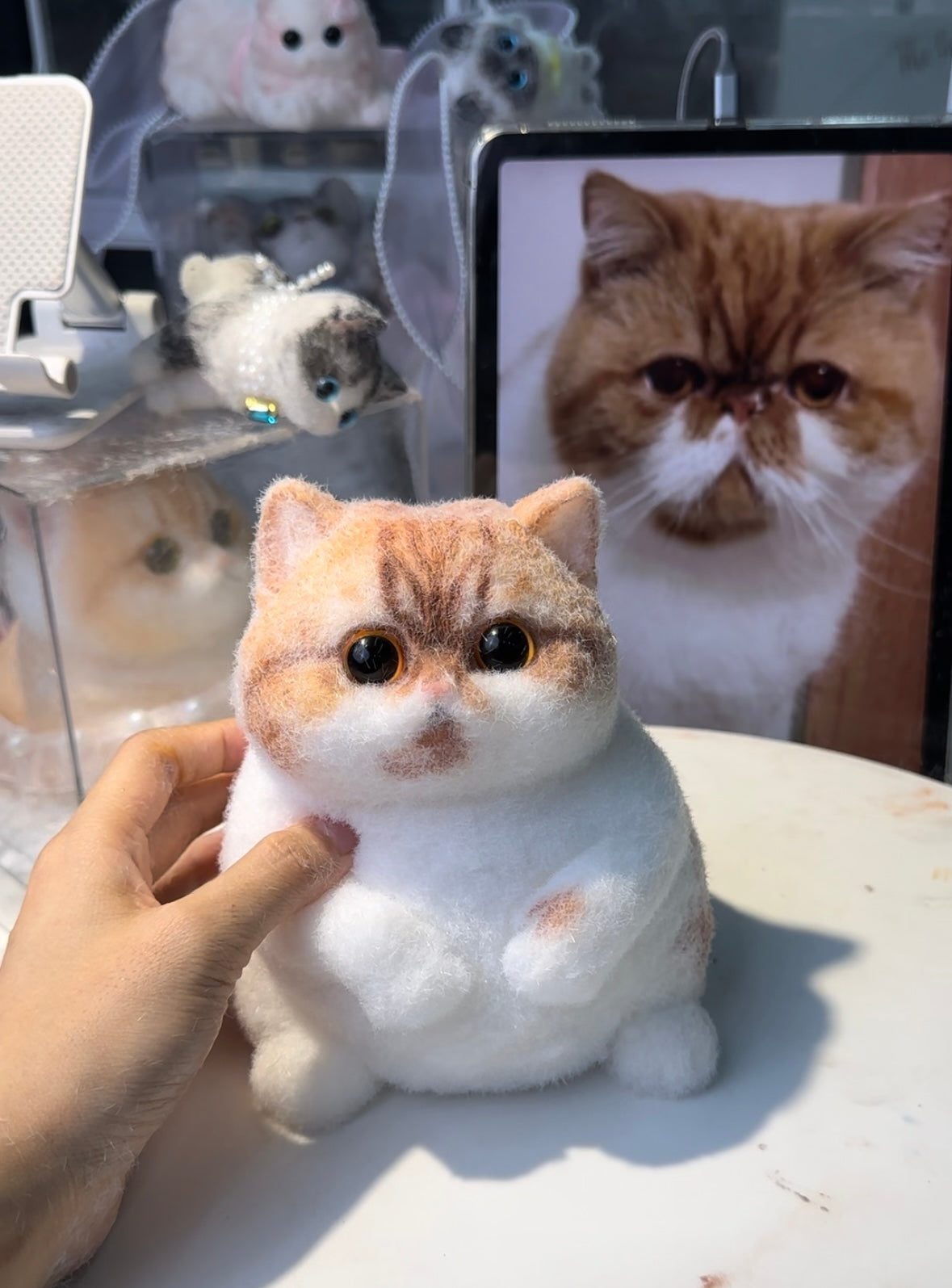 A002: Customized Chubby Big Size Silicone Cat ----'chat' icon on the right bottom to send photos to us