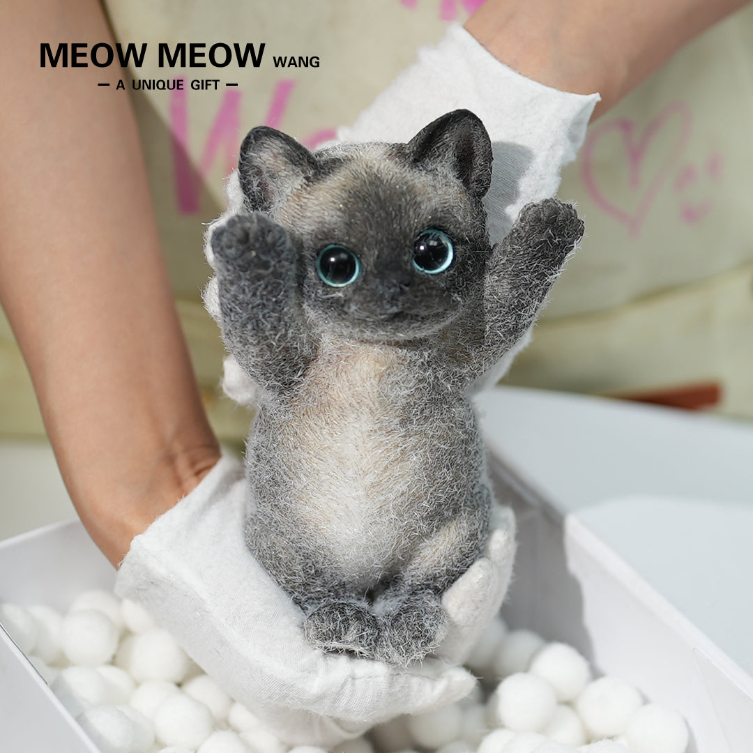 A10:Black Siamese Squishy Cat