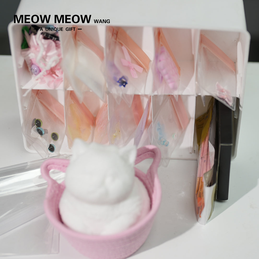 A13: The DIY Kit of Squishy Chubby Kitty(48 items included)