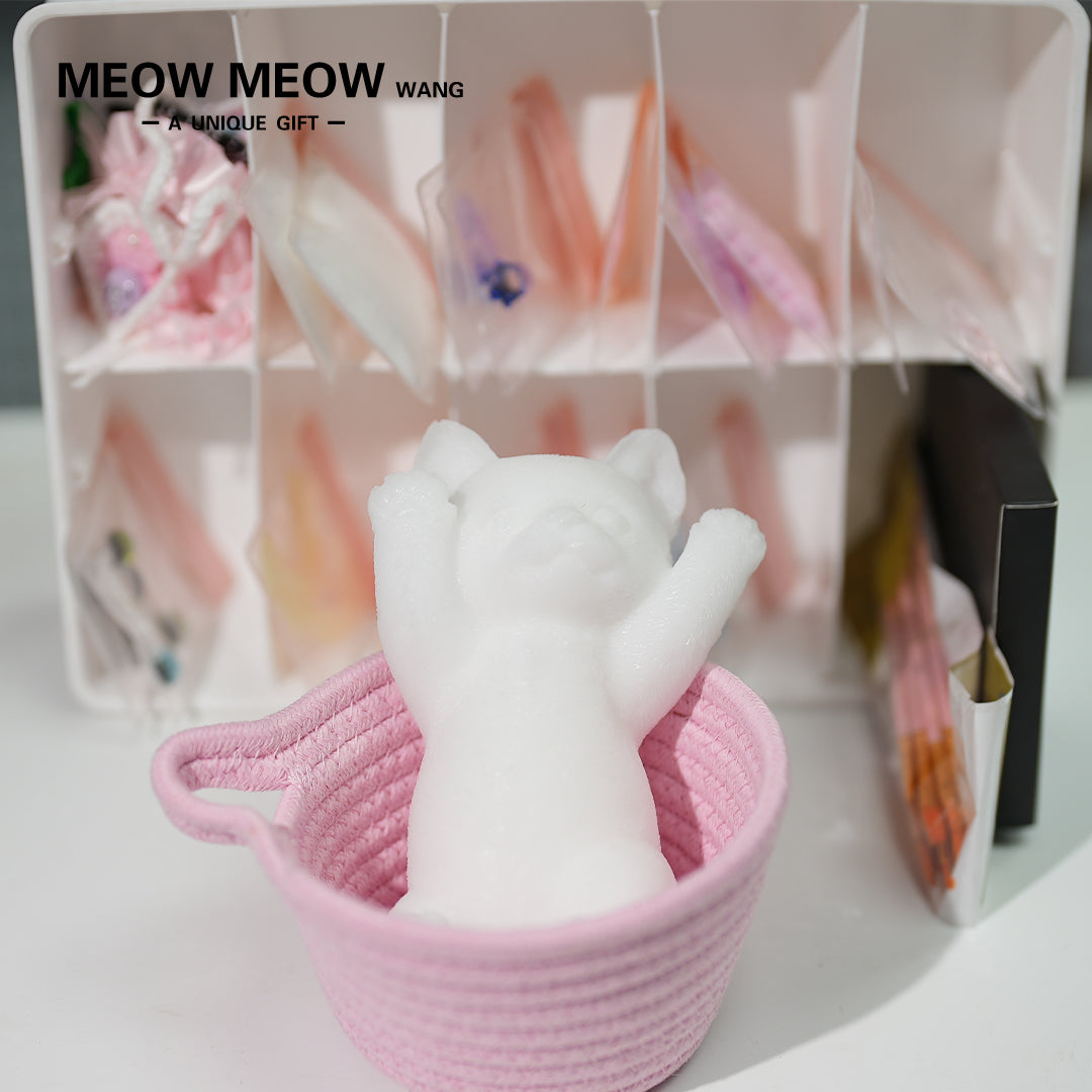 A12: The DIY Kit of Squishy Slim Kitty (48items included)