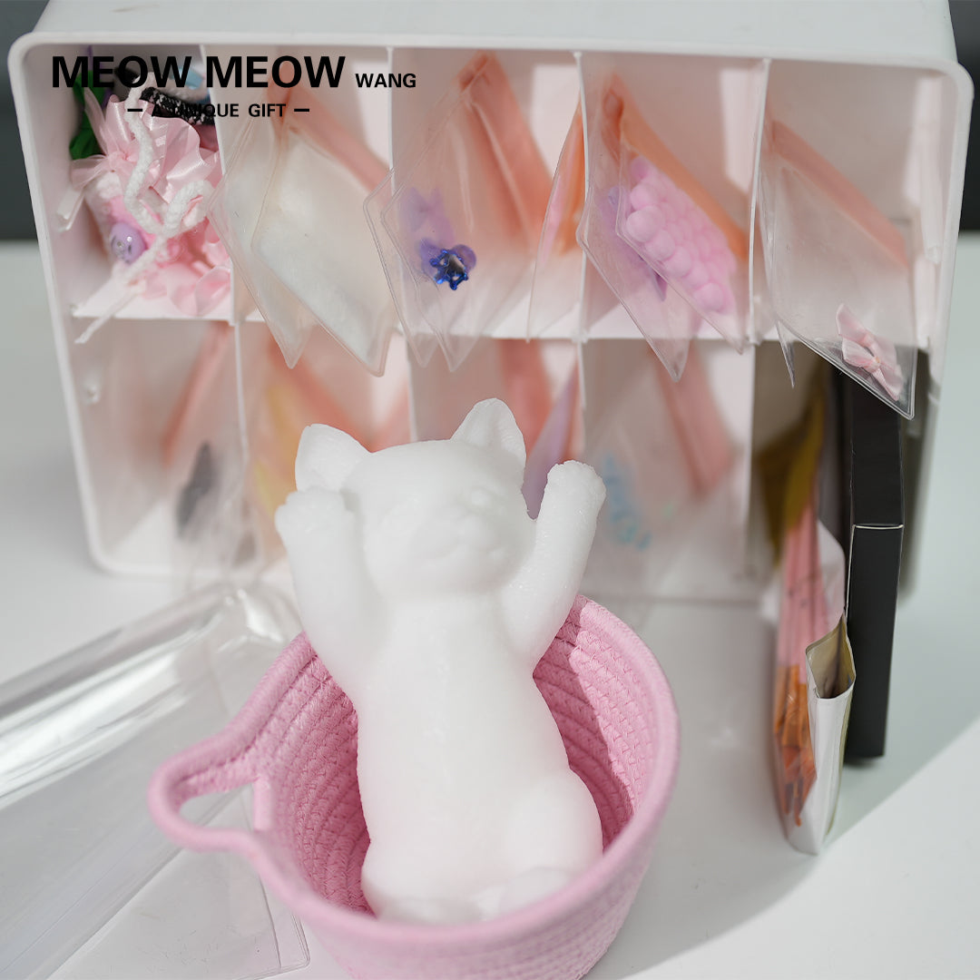 A12: The DIY Kit of Squishy Slim Kitty (48items included)