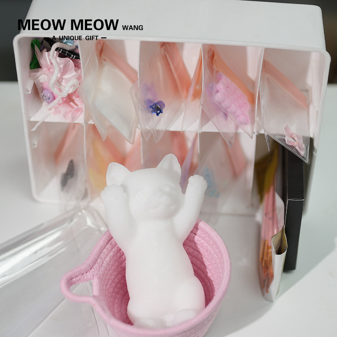 A12: The DIY Kit of Squishy Slim Kitty (48items included)