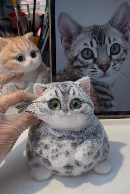 A002: Customized Chubby Big Size Silicone Cat ----'chat' icon on the right bottom to send photos to us