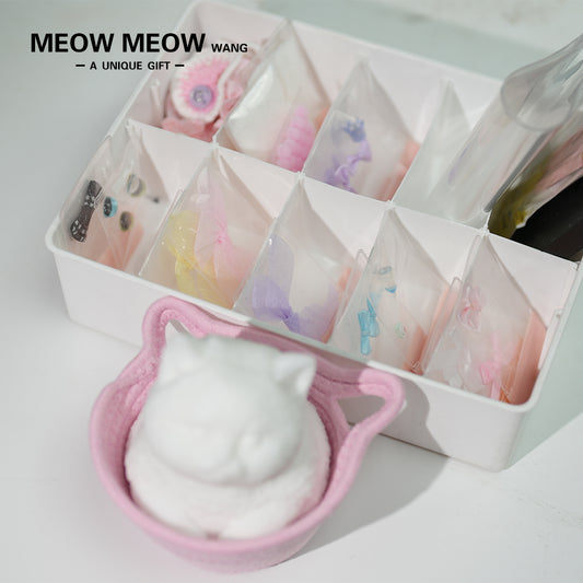 A13: The DIY Kit of Squishy Chubby Kitty(48 items included)